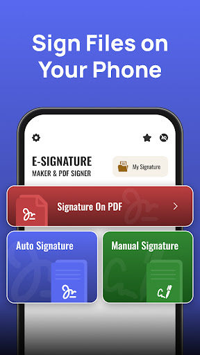 eSignature Maker & PDF Signer ekran görüntüsü