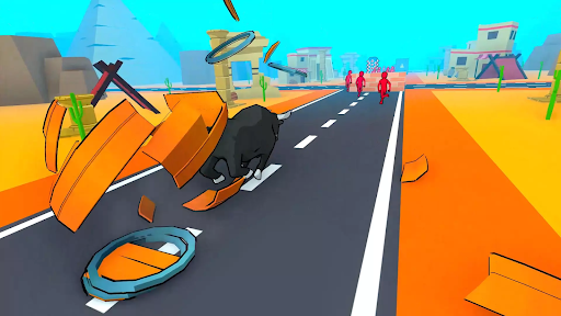 Angry Bull 3D - Run and Smash ekran görüntüsü