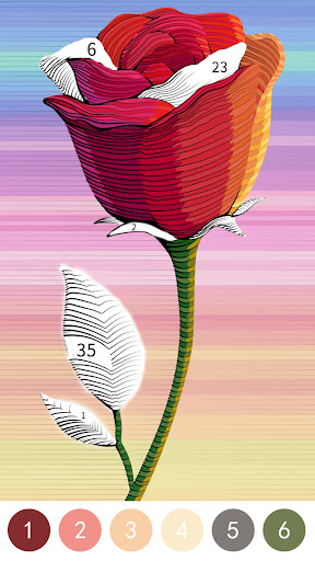 Vivid Color Paint By Number ekran görüntüsü