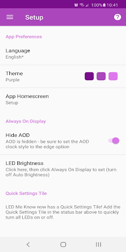 LED Me Know - Notification LED ekran görüntüsü