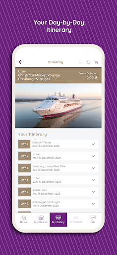 Ambassador Cruise Line ekran görüntüsü