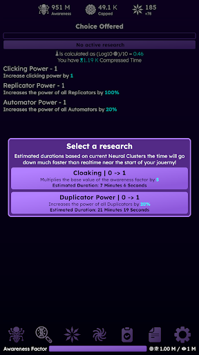Idle Dyson Swarm: Nanite ekran görüntüsü