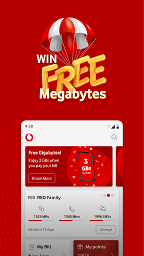 Ana Vodafone ekran görüntüsü