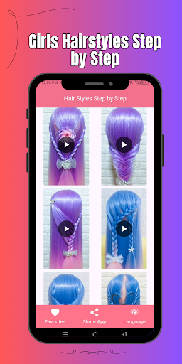 Girls Hairstyles Step by Step ekran görüntüsü