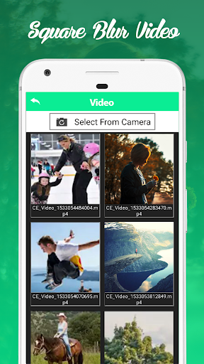Blur Video, Blur Square Video, ekran görüntüsü