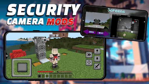 Mod Security Camera Minecraft ekran görüntüsü