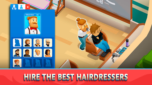 Idle Barber Shop Tycoon - Game ekran görüntüsü