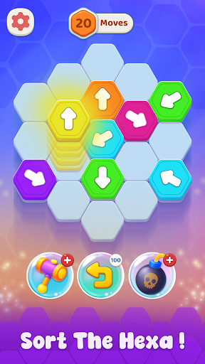 Hexa Arrow Sort: Tap Puzzle ekran görüntüsü
