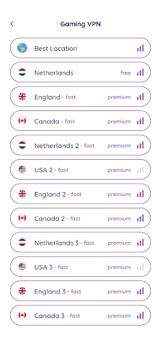Gaming VPN: For Online Games ekran görüntüsü