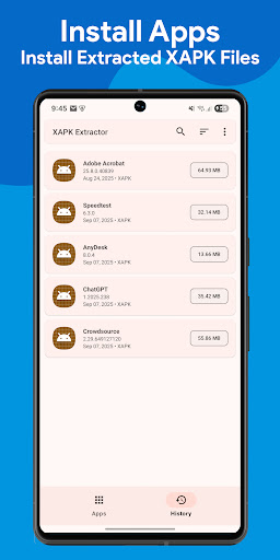 APK & XAPK Extractor ekran görüntüsü
