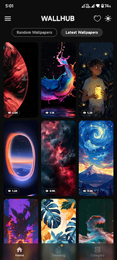 WallHub - Full HD Wallpaper ekran görüntüsü
