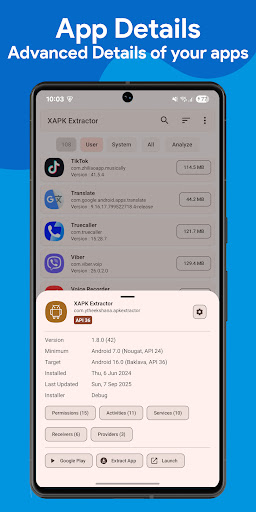 APK & XAPK Extractor ekran görüntüsü
