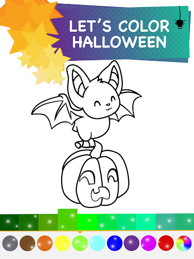 Happy Halloween Coloring ekran görüntüsü