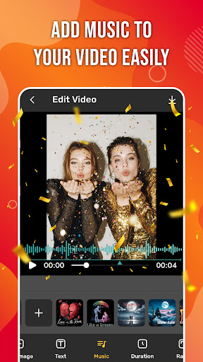 Music Video Maker - Slideshow ekran görüntüsü