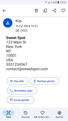 QR kod okuyucu - Reklam yok ekran görüntüsü