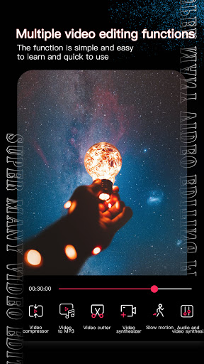 cut video editor app ekran görüntüsü