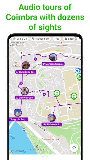 Coimbra Tour Guide:SmartGuide ekran görüntüsü