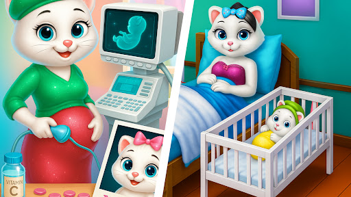 Pregnant Kitty Newborn Care ekran görüntüsü