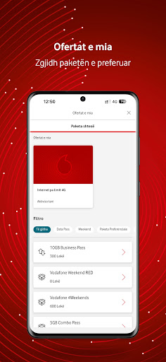 My Vodafone (AL) ekran görüntüsü