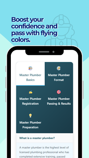 Master Plumber Practice Test ekran görüntüsü