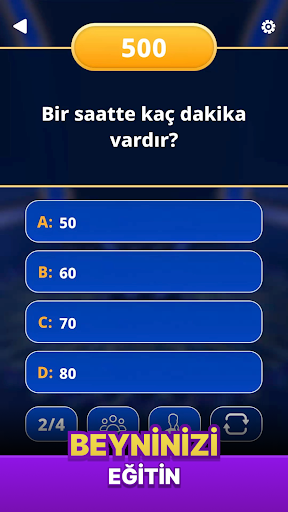 Milyoner 2026 - Test Oyunu ekran görüntüsü