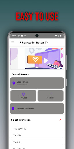 Remote for Bestar tv ekran görüntüsü