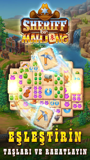 Sheriff of Mahjong: Taş Eşleme ekran görüntüsü