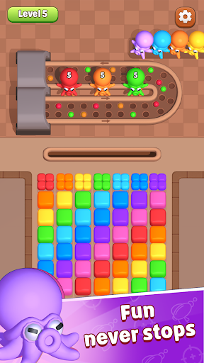 Tako Jam Sort Puzzle ekran görüntüsü