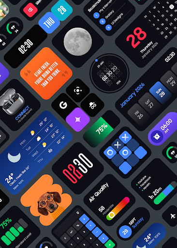 Galaxy Widgets: One UI ekran görüntüsü