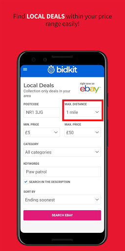 bidkit - find eBay bargains! ekran görüntüsü