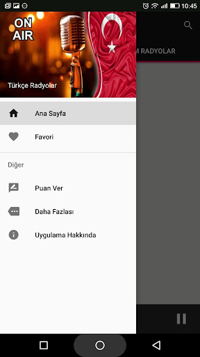 Türk Radyo İstasyonlar ekran görüntüsü