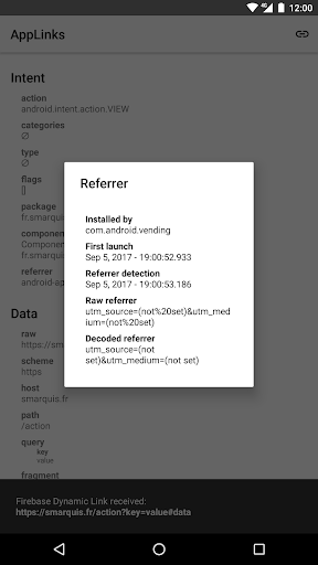 AppLinks ekran görüntüsü