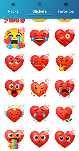 Wasticker emojis para whatsapp ekran görüntüsü