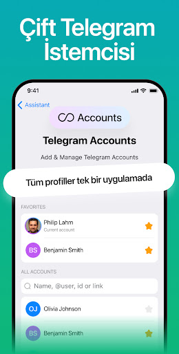 Nicegram: AI x Dual Telegram ekran görüntüsü