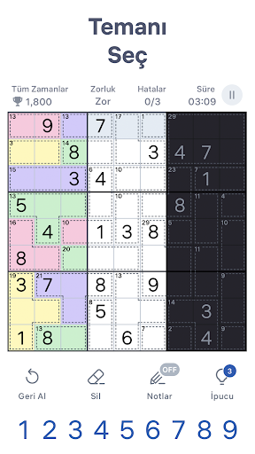 Kazık Sudoku - Sayı Bulmacası ekran görüntüsü
