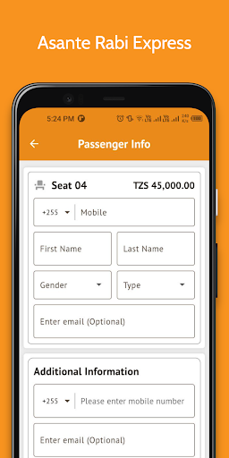 Asante Rabi Express ekran görüntüsü