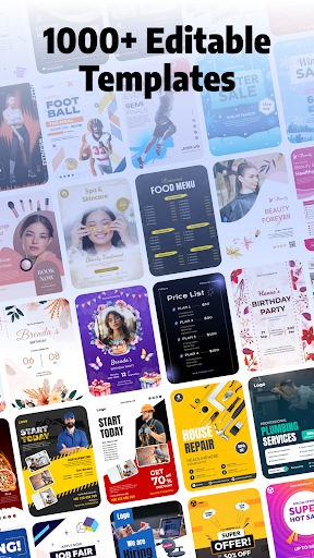 Poster maker - Flyer maker ekran görüntüsü
