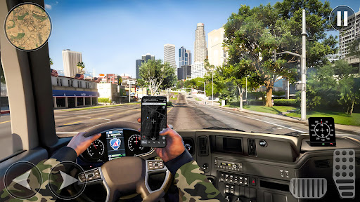 Army Cargo Truck Driving Games ekran görüntüsü
