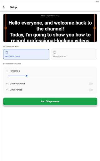 Easy Telecue ekran görüntüsü