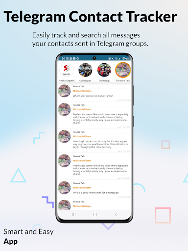Telegram Contact Tracker ekran görüntüsü
