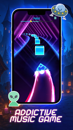 Beat Rush: Cyber Neon Rhythm ekran görüntüsü