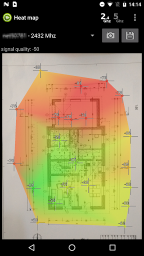 Wifi Heat Map - Survey ekran görüntüsü