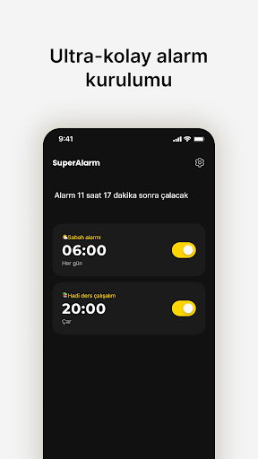 SuperAlarm - Alarm Saati ekran görüntüsü