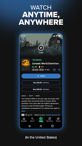 Fandango at Home: Movies & TV ekran görüntüsü