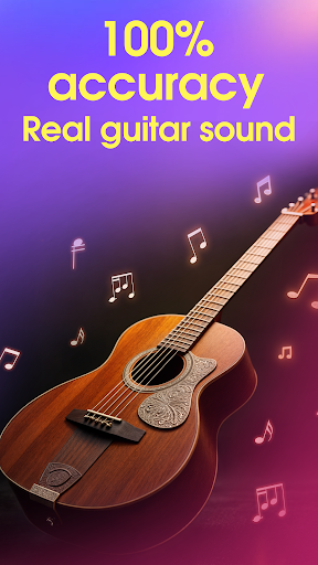 Gitar simülatörü uygulaması ekran görüntüsü