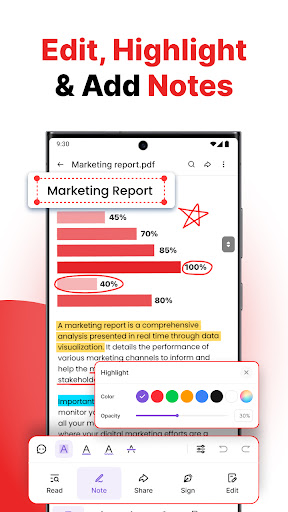 AI PDF Reader: PDF View & Edit ekran görüntüsü