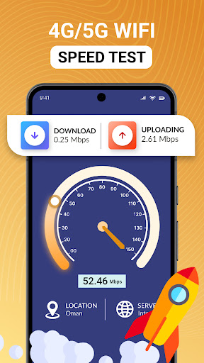 5g lte yalnızca: Ağ hızı test ekran görüntüsü