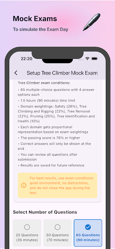 ISA Tree climber Flashcards ekran görüntüsü