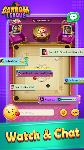 Carrom League: Friends Online ekran görüntüsü