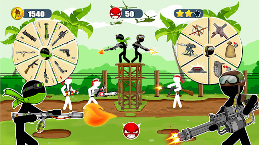 Stickman Army : The Resistance ekran görüntüsü